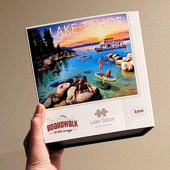 Boardwalk Puzzle Company LAKE TAHOE Jigsaw Puzzle 500 pieces - Picture 1 of 9